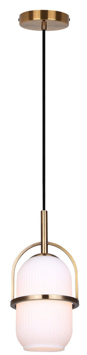 Canarm - IPL2190B01GD - One Light Pendant - Eve - Gold