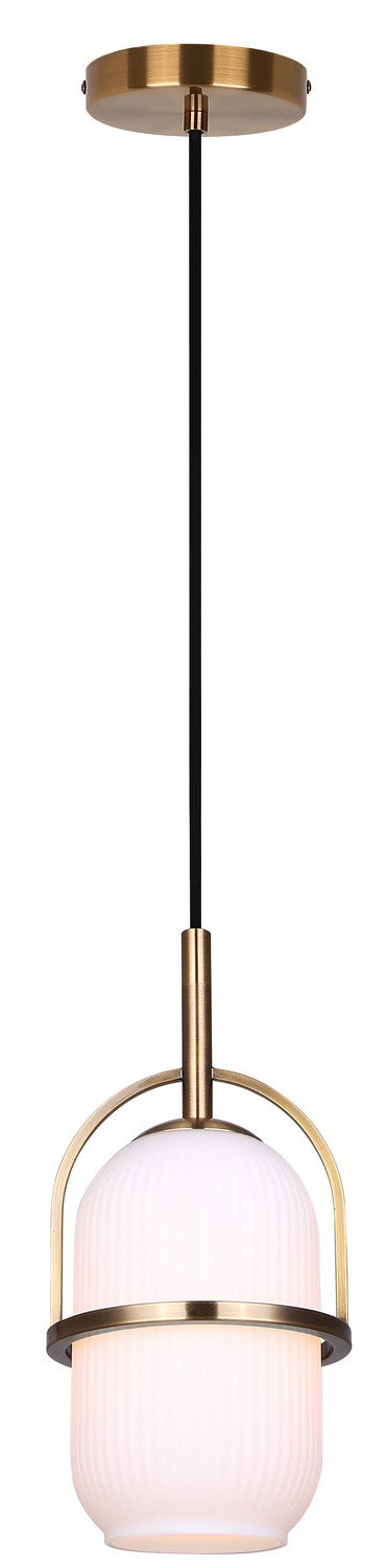 Canarm - IPL2190B01GD - One Light Pendant - Eve - Gold