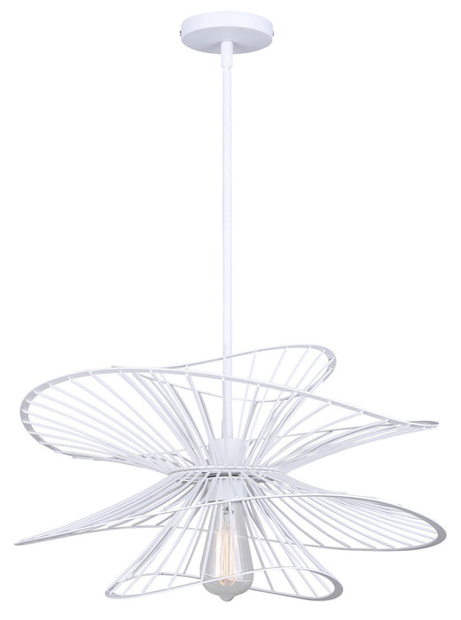 Canarm - IPL2193B01WH - One Light Pendant - Channel - White