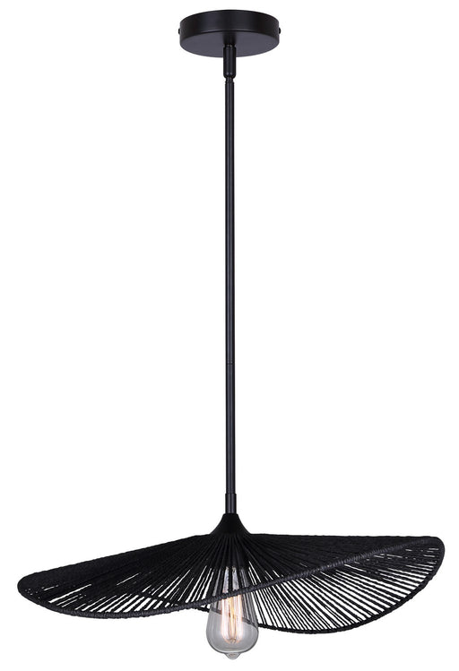 Canarm - IPL2208B01BK - One Light Pendant - Georgia - Black