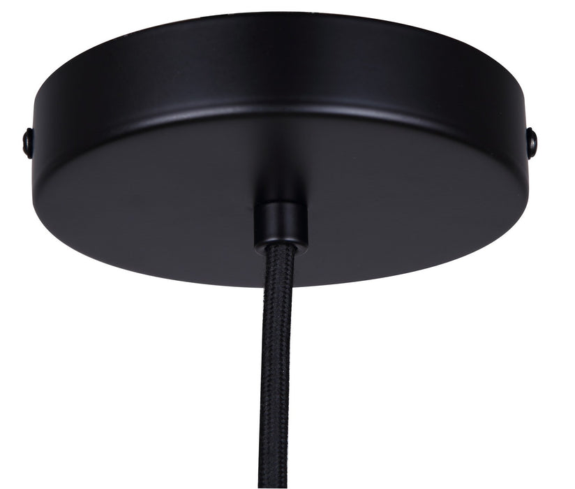 Canarm - IPL729B01BK6-GY - One Light Pendant - Jack - Matte Black