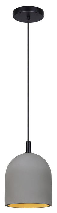 Canarm - IPL729B01BK6-GY - One Light Pendant - Jack - Matte Black