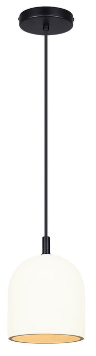 Canarm - IPL729B01BK6-W - One Light Pendant - Jack - Matte Black