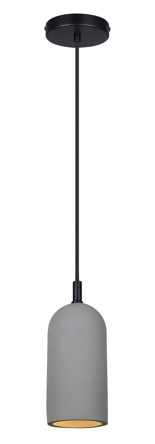 Canarm - IPL729B01BK-GY - One Light Pendant - Jack - Grey
