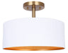Canarm - ISF1119A02WHG - Two Light Semi-Flush Mount - Rexton - Matte White