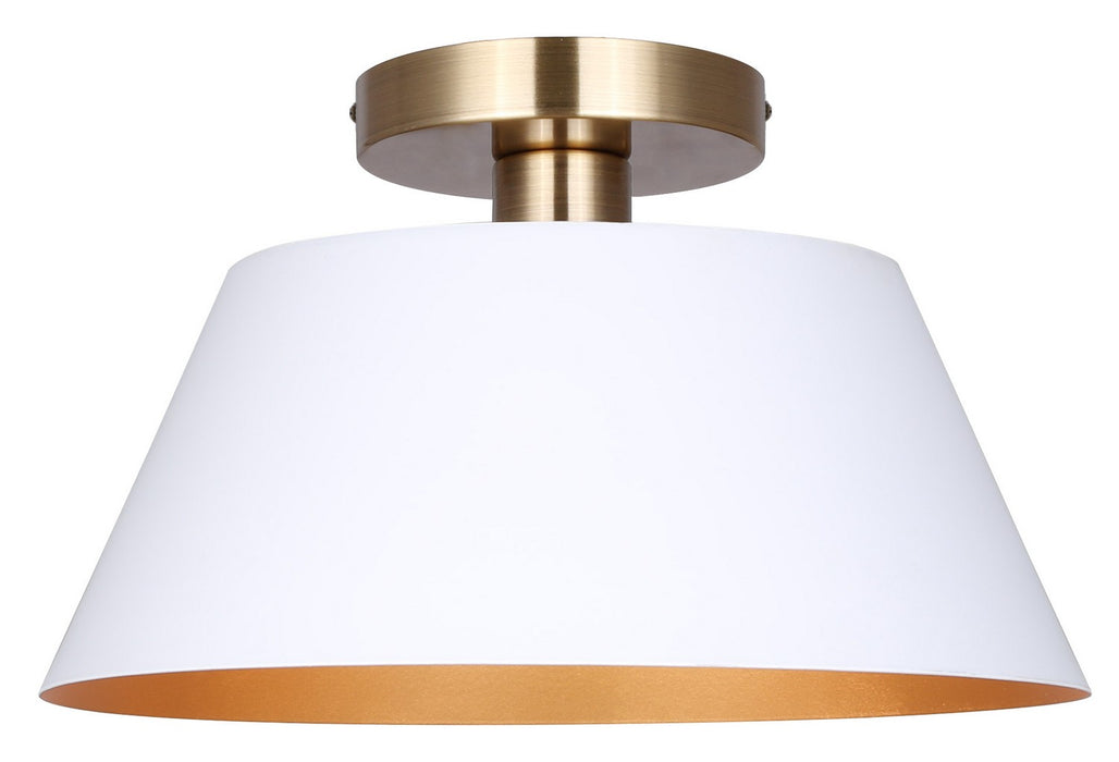 Canarm - ISF1146A01WHG - One Light Semi-Flush Mount - Daxton - Matte White