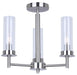 Canarm - ISF1205A03BN - Three Light Semi Flush Mount - Benson - Brushed Nickel