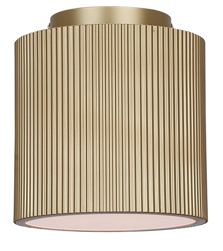 Scarlett One Light Semi Flush Mount Painted Gold