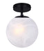Canarm - ISF1229A01BK - One Light Semi Flush Mount - Mackenna - Black