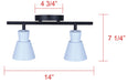 Canarm - IT1163A02BW10 - Two Light Track Lighting - Radley - White