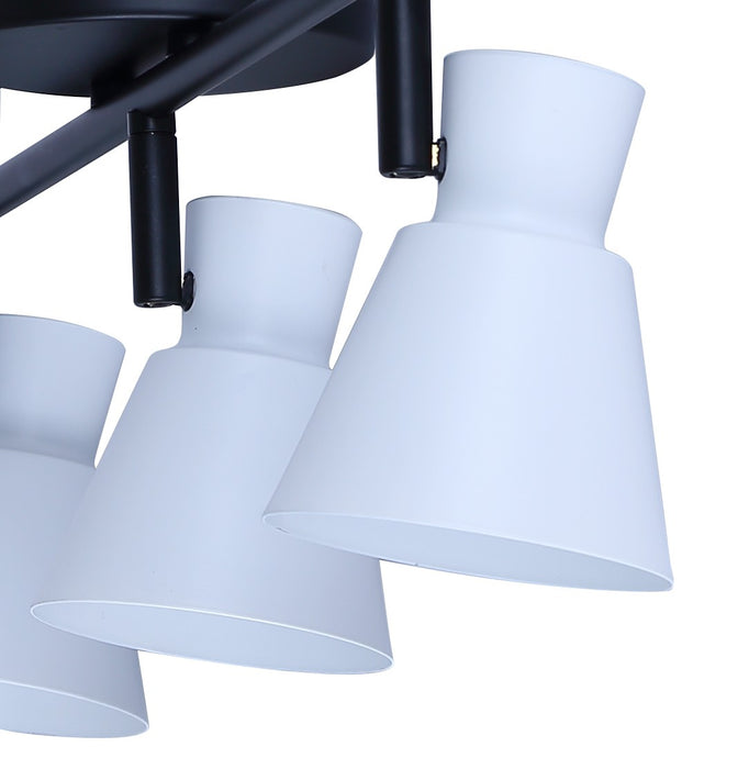 Canarm - IT1163A03BW10 - Three Light Track Lighting - Radley - Black/White