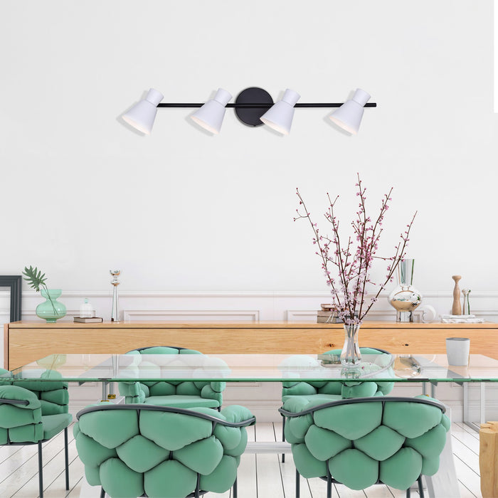 Canarm - IT1163A04BW10 - Four Light Track Lighting - Radley - White