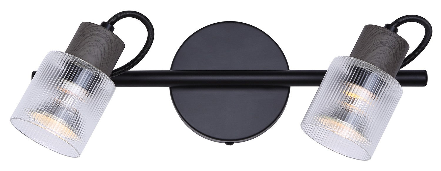 Canarm - IT1198A02BKW10 - Two Light Track Light - Owen - Black