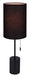 Canarm - ITL1164A23BK - One Light Table Lamp - Flint - Black