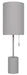 Canarm - ITL1164A23GY - One Light Table Lamp - Flint - Grey