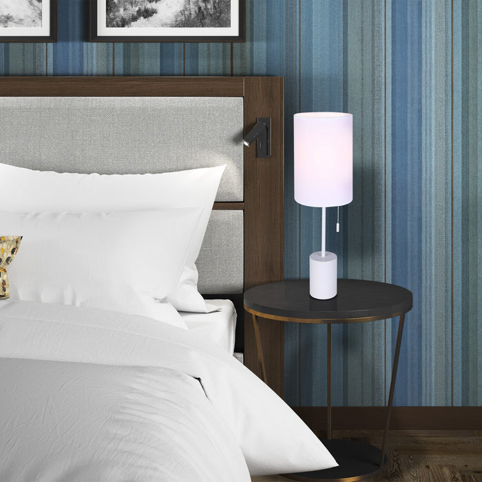 Canarm - ITL1164A23WH - One Light Table Lamp - Flint - White