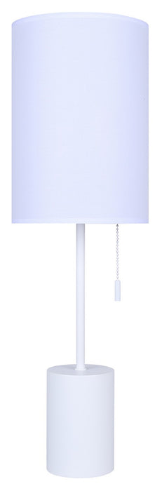 Canarm - ITL1164A23WH - One Light Table Lamp - Flint - White