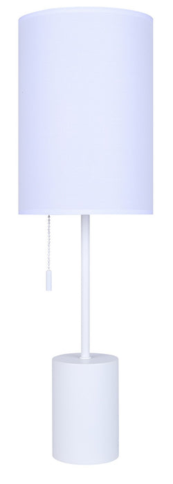 Canarm - ITL1164A23WH - One Light Table Lamp - Flint - White
