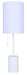 Canarm - ITL1164A23WH - One Light Table Lamp - Flint - White
