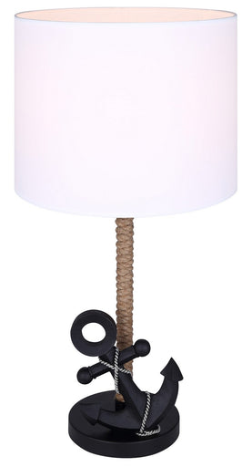Sidro One Light Table Lamp Matte Black