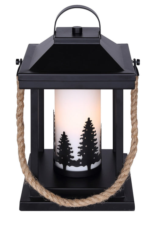 Canarm - ITL2143B13BKR - One Light Table Lamp - Collie - Matte Black And Rope