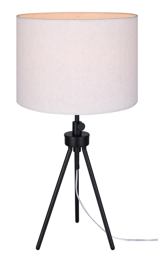 Canarm - ITL2144B26BK - One Light Table Lamp - Holt - Matte Black