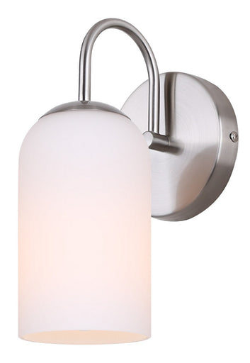 Novalee One Light Vanity Brushed Nickel