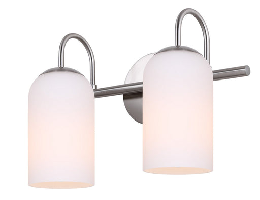 Novalee Two Light Vanity Brushed Nickel