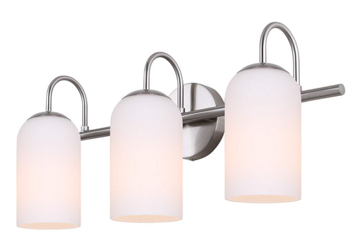 Canarm - IVL1130A03BN - Three Light Vanity - Novalee - Brushed Nickel