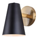 Canarm - IVL1145A01BKG - One Light Vanity - Harken - Matte Black And Gold