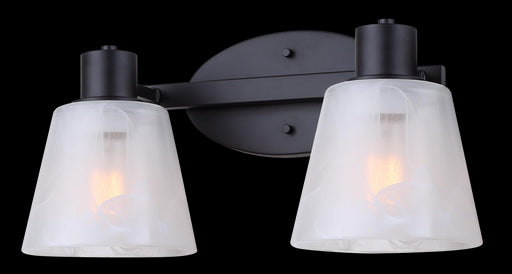 Luelle Two Light Vanity Black