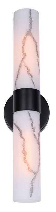 Canarm - IVL1153A02BK - Two Light Vanity - Kristella - Black