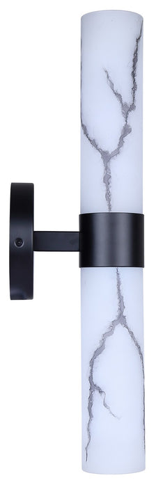 Canarm - IVL1153A02BK - Two Light Vanity - Kristella - Black