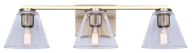 Canarm - IVL1159A03GD - Three Light Vanity - Berklie - Gold