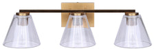 Canarm - IVL1159A03GD - Three Light Vanity - Berklie - Gold
