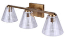 Canarm - IVL1159A03GD - Three Light Vanity - Berklie - Gold