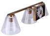 Canarm - IVL1159A03GD - Three Light Vanity - Berklie - Gold
