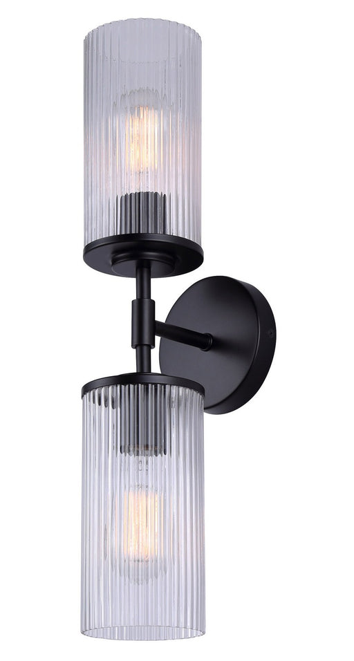 Canarm - IVL1165A02BK-CR - Two Light Vanity - Kinslea - Matte Black