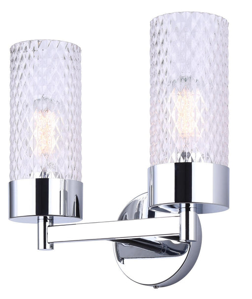 Canarm - IVL1168A02CH - Two Light Vanity - Eden - Chrome