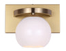 Canarm - IVL1169A01GDP - One Light Vanity - Monroe - Gold