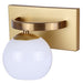 Canarm - IVL1169A01GDP - One Light Vanity - Monroe - Gold