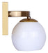 Canarm - IVL1169A01GDP - One Light Vanity - Monroe - Gold