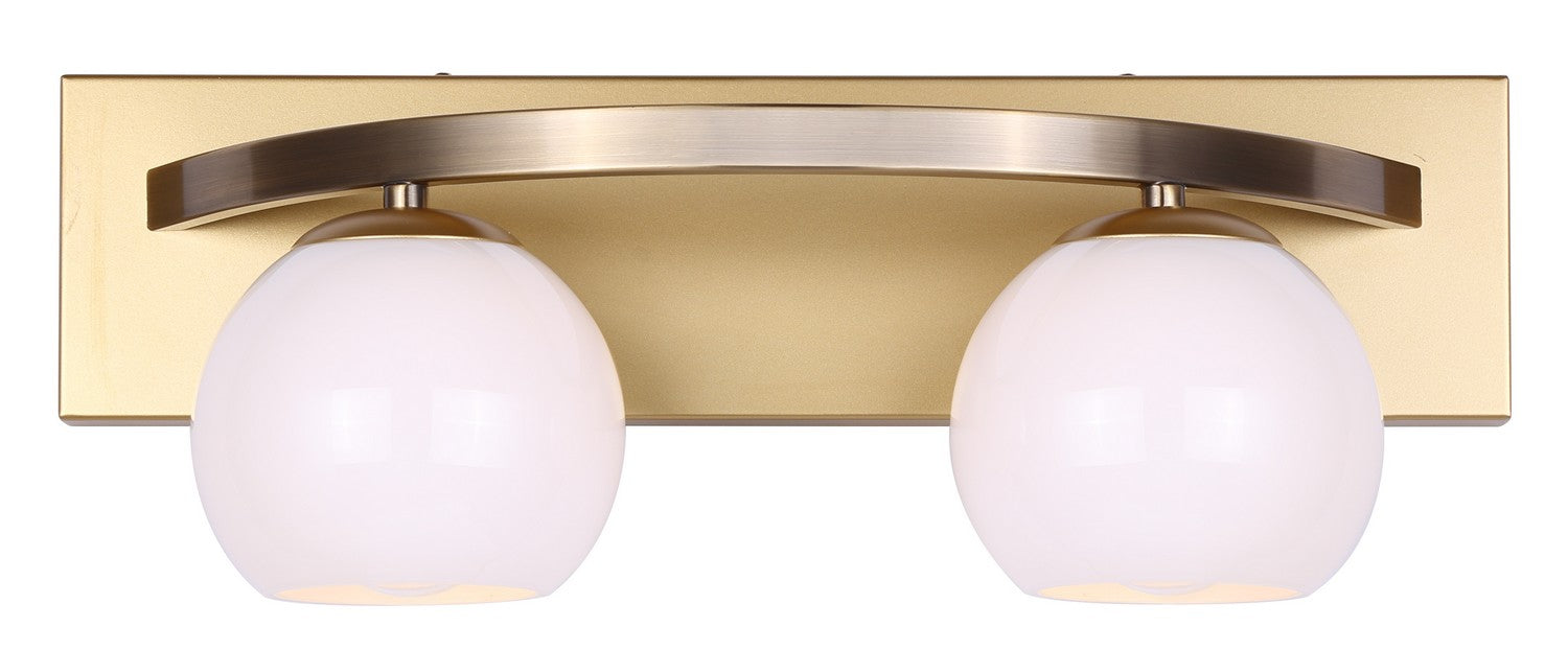 Canarm - IVL1169A02GDP - Two Light Vanity - Monroe - Gold