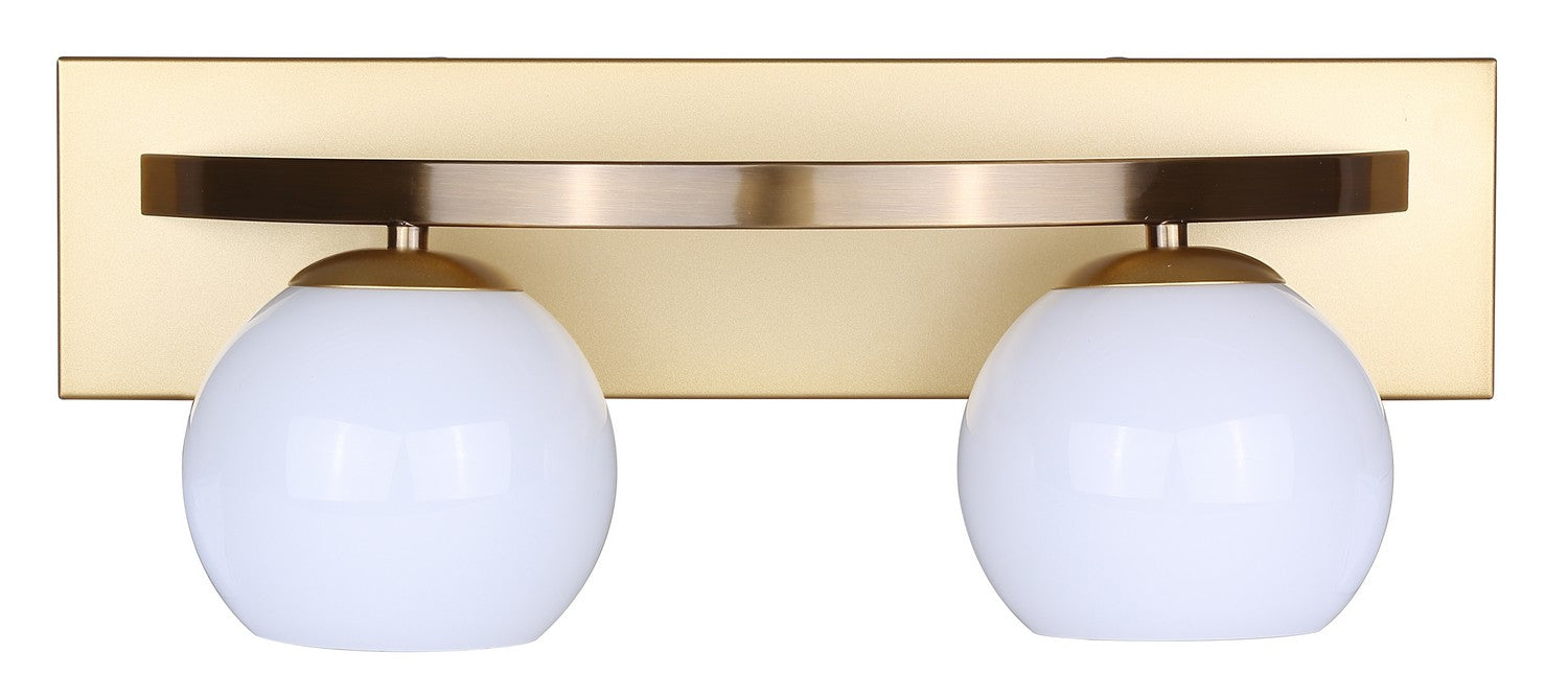 Canarm - IVL1169A02GDP - Two Light Vanity - Monroe - Gold