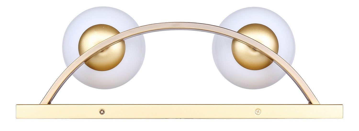 Canarm - IVL1169A02GDP - Two Light Vanity - Monroe - Gold