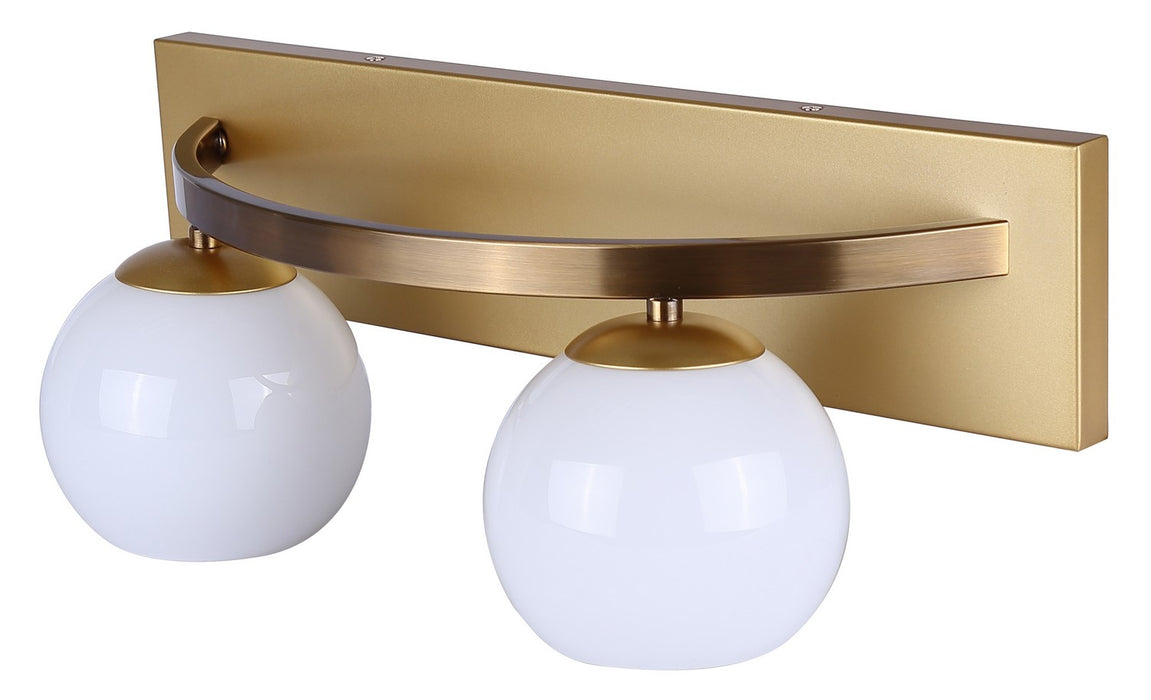 Canarm - IVL1169A02GDP - Two Light Vanity - Monroe - Gold