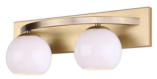 Monroe Two Light Vanity Gold