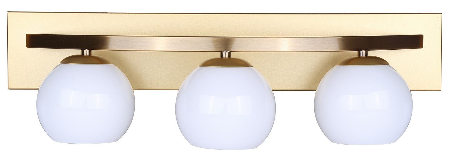 Canarm - IVL1169A03GDP - Three Light Vanity - Monroe - Gold