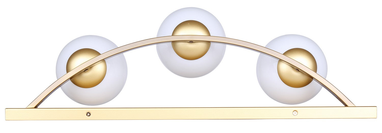 Canarm - IVL1169A03GDP - Three Light Vanity - Monroe - Gold