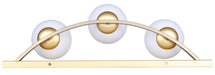 Canarm - IVL1169A03GDP - Three Light Vanity - Monroe - Gold